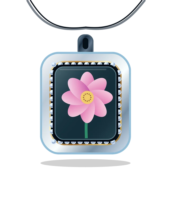 Diamond-style necklace concept